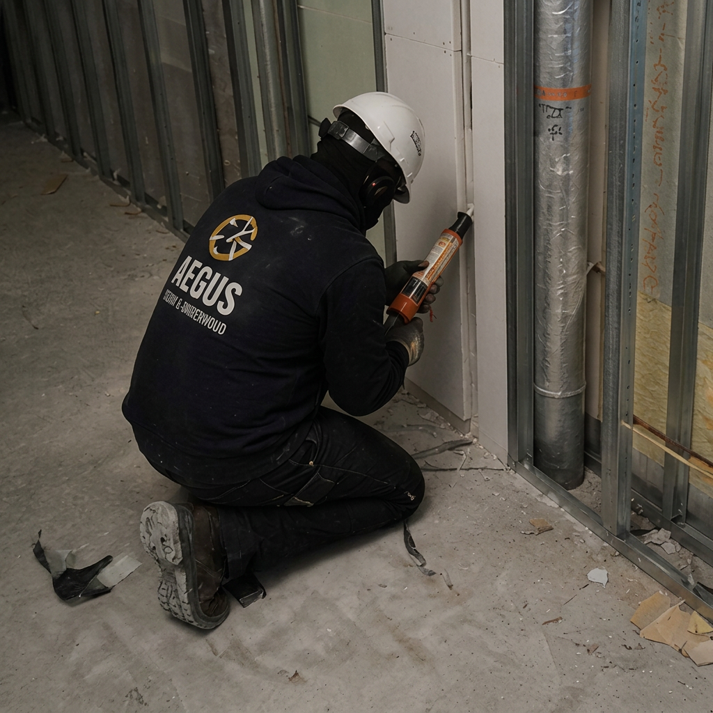Compartimentering kantoorgebouw